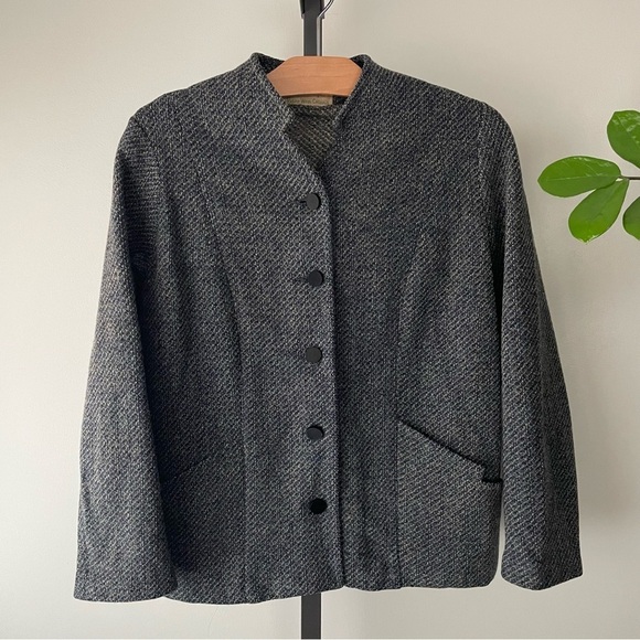 Vintage Jackets & Blazers - 50s Vintage Paseo Wool Casuals Hollywood Knitting Mills 100% Wool Jacket Large